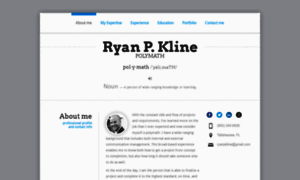 Ryanpkline.com thumbnail