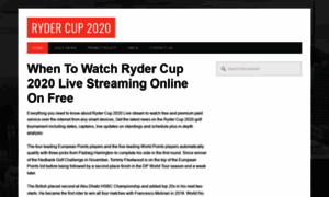 Rydercup2020s.live thumbnail