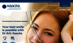 Saacksorthodontics.com.au thumbnail