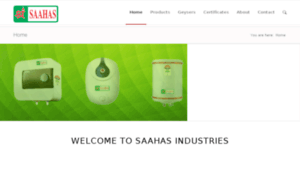 Saahasindustries.com thumbnail