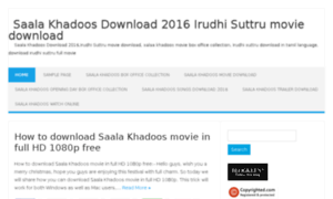 Saalakhadoosdownload.in thumbnail