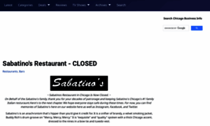 Sabatinosrestaurantchicago.com thumbnail