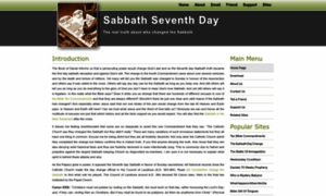 Sabbathseventhday.org thumbnail