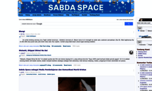 Sabdaspace.org thumbnail