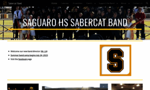 Sabercatband.org thumbnail