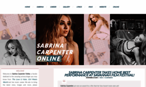 Sabrinacarpenter.net thumbnail