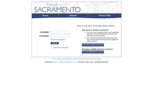 Sacramento.biztaxesonline.com thumbnail