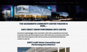 Sacramentocommunitycentertheater.com thumbnail