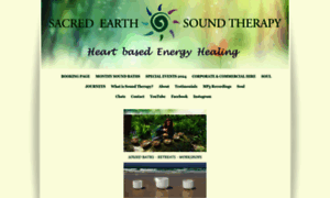 Sacredearthsoundtherapy.com thumbnail