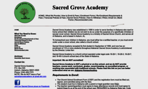 Sacredgroveacademy.org thumbnail