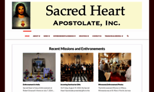 Sacredheartapostolate.com thumbnail