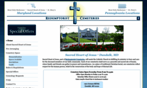 Sacredheartofjesuscemetery.com thumbnail