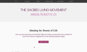 Sacredlivingmovement.com thumbnail