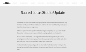 Sacredlotusyoga.net thumbnail