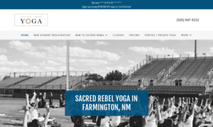 Sacredrebelyogastudio.com thumbnail