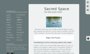 Sacredspace.eu thumbnail