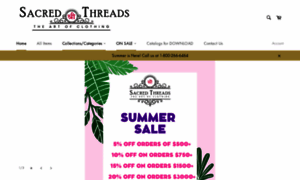 Sacredthreads.com thumbnail