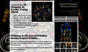 Sacredwindowrescueproject.org thumbnail