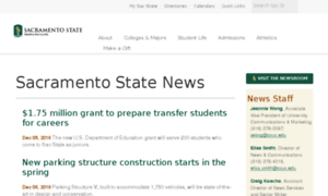 Sacstatenews.csus.edu thumbnail