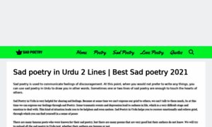 Sad-poetry-in-urdu.com thumbnail