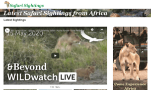 Safarisightings.com thumbnail