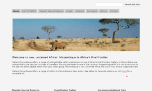 Safarismozambique.com thumbnail