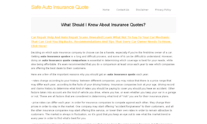 Safe-auto-insurance-quote.com thumbnail