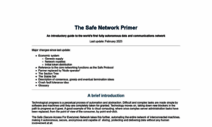 Safe-network-explained.github.io thumbnail