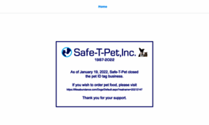 Safe-t-pet.com thumbnail