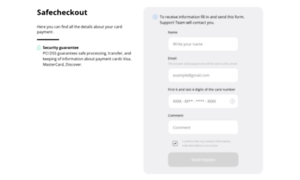 Safecheckout.site thumbnail