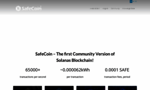 Safecoin.org thumbnail