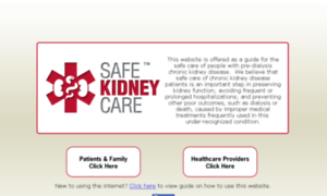 Safekidneycare.org thumbnail