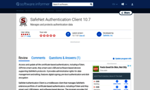 Safenet-authentication-client.software.informer.com thumbnail