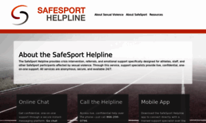 Safesporthelpline.org thumbnail