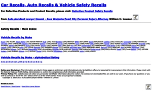 Safety-recalls.com thumbnail