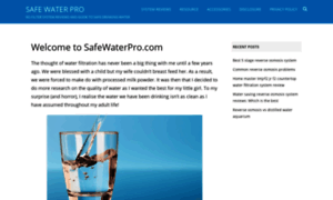 Safewaterpro.com thumbnail