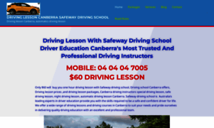 Safewaydriving.com.au thumbnail