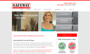 Safewaysecurityscreens.com.au thumbnail