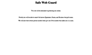 Safewebguard.com thumbnail