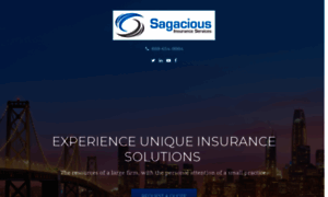 Sagaciousinsurance.com thumbnail