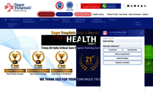 Sagarhospitals.in thumbnail