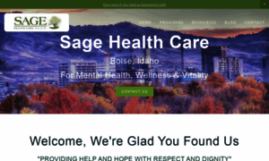 Sage-healthcare.com thumbnail