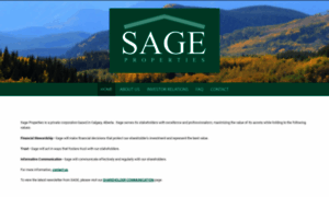 Sageproperties.ca thumbnail