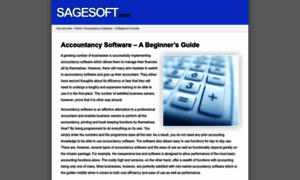 Sagesoft.co.uk thumbnail