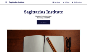 Sagittarius-institute-educational-institution.business.site thumbnail