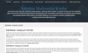 Sahtekarmedyumkimler.com thumbnail