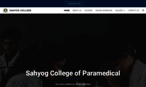 Sahyogcollegeofparamedical.com thumbnail