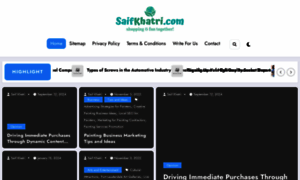 Saifkhatri.com thumbnail