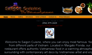 Saigoncuisineflorida.com thumbnail