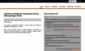 Saigonsouth.sis.edu.vn thumbnail